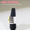 thumbnail image 3 of GOOHOCHY 3Pcs Black Resin Clarinet Reeds Hand Polished Compact Reeds for Professional Clarinet Accessories, 3 of 8