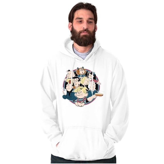 Vintage Dennis The Menace Characters Hoodie Sweatshirt Women Men Brisco Brands S