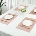 thumbnail image 7 of Unique Bargains Placemats Set of 6 Washable Placemats for Dining Table Decor Pink, 7 of 7
