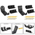 thumbnail image 4 of Bicycle Wall Mount Storage Plate Bracket with Mounting Screws Pedal Wall Mount, 4 of 6