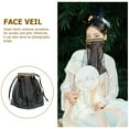 thumbnail image 3 of KAKOWELY 1Pcs Vintage Drape Veil for Women Bridal Face Cover with Sun Protection 8.7x10.6in, 3 of 8
