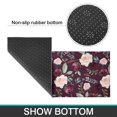 thumbnail image 6 of Pioneer Flower Floral Print Pattern Kitchen Rugs Sets Of 2,Anti Fatigue Kitchen Mat Rugs Non Slip Washable,Decorative Kitchen Floor Mats for Kitchen,Sink,Laundry,17"x30"+17"x47", 6 of 7
