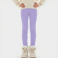 thumbnail image 5 of Zshosam Baby Pants Girls Flare Leggings Bell Bottoms School Uniform Pants High Waisted Flared Leggings for Teen Girls Size 3T 4T,(Light Purple 3-4 Years), 5 of 7