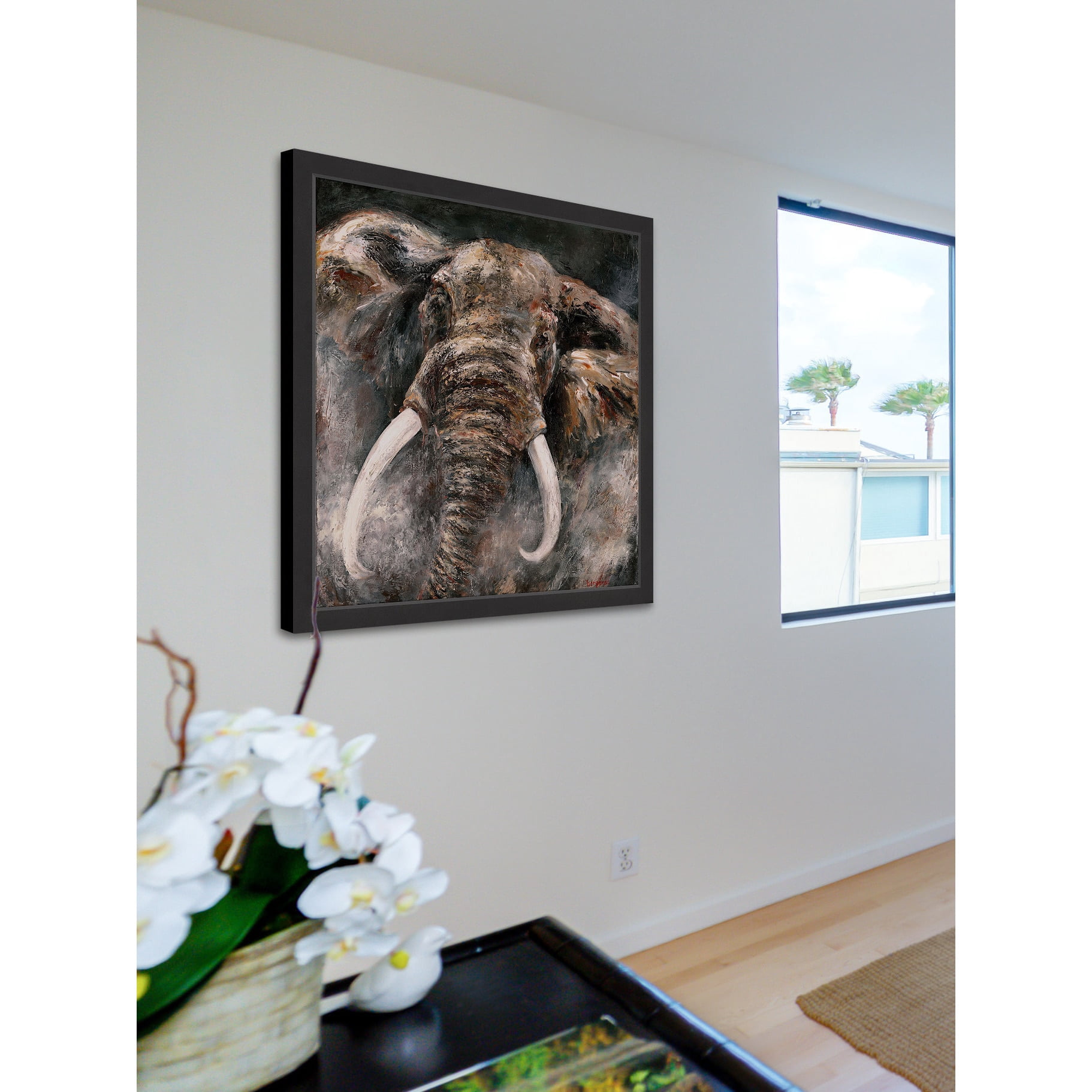 Marmont Hill "Eye for an Eye" by Bergerac Framed Painting Print