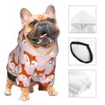 thumbnail image 3 of Fotbe cute fox pink Sudadera con Estampado para Perros Pequeños – Suéter con Capucha para Mascotas, Tela Suave de Forro Polar con Bolsillo-Small, 3 of 7