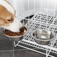 thumbnail image 2 of 2Pcs Kennel Dog Bowls Stainless Steel Dog Crate Water Bowl Dog Feeder Food Holder Puppy Cage Hanging Feeding Bowls Secure Kennel Accessories, 2 of 7