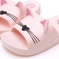 thumbnail image 4 of Oalirro Slide Sandals Baby Kids Girls Boys Home Slippers Cartoon Cat Floor Family Shoes Beach Sandals, 4 of 8