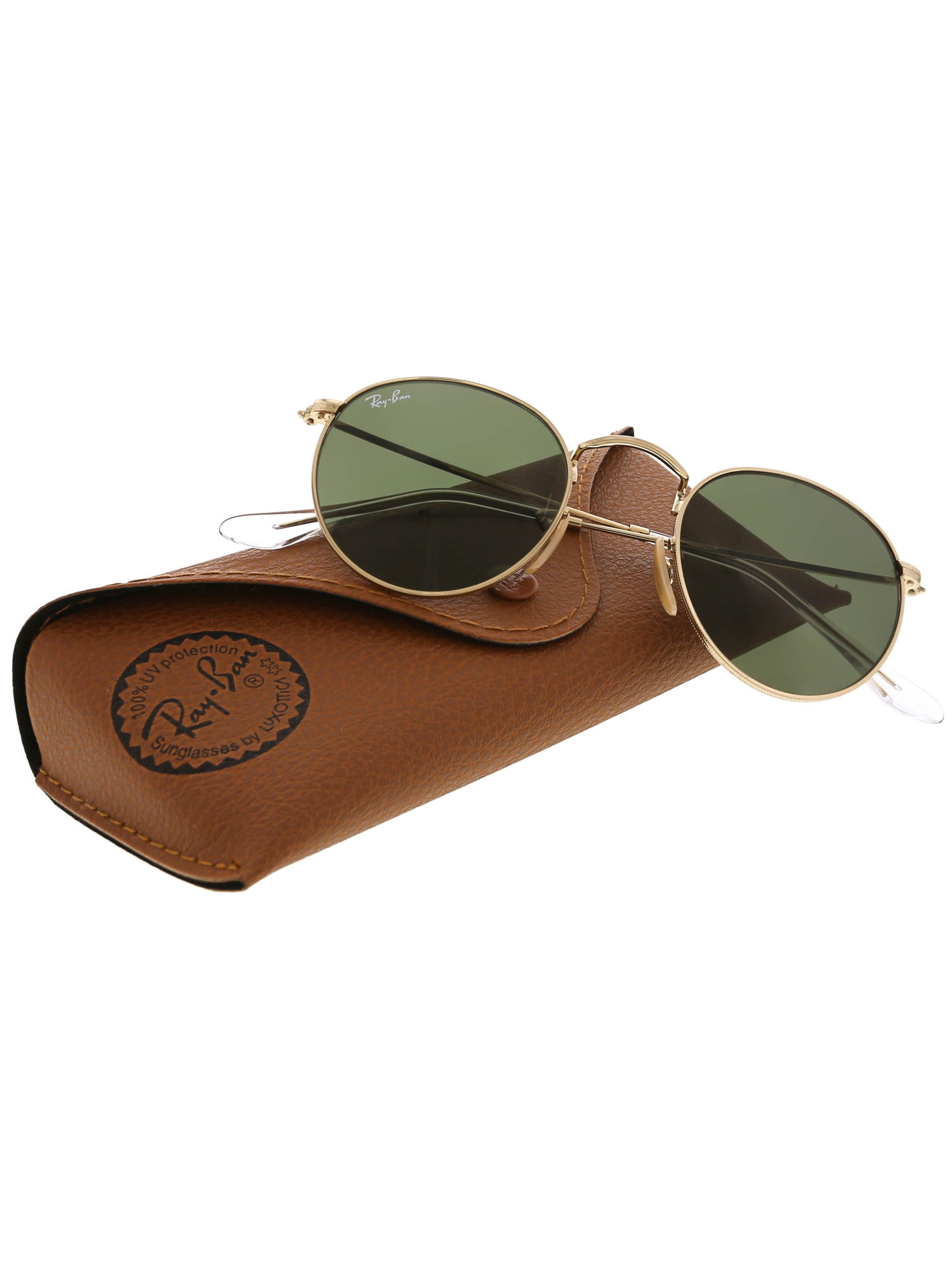RAY BAN Sunglasses RB3447N 001/Z2 Shiny Gold 47MM - Walmart.com