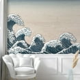 thumbnail image 3 of Idea4wall 6pcs Kobe River Japanese Style Stick Wallpaper Removable Wall Murals Large Wall Stickers for Home Decoration, 72"x144", 3 of 5