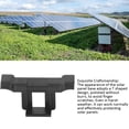 thumbnail image 4 of Solar Panel Water Drain Clip, 20Pcs ABS T Shaped 35mm Firm Fixing PV Panel Water Guide Clamp Durable  for Outdoor, 4 of 8