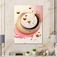 thumbnail image 2 of Designart Pink Watercolor Circular Abstract IV Canvas Wall Art, 2 of 5