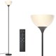 thumbnail image 1 of Lámpara de Piso PESRAE Negra Mate 221 cm D22 cm con Control Remoto, 1 of 9