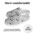 thumbnail image 6 of Xecao Panda Bear Print Cotton Slippers Fuzzy Warm Cozy Slippers Non Slip House Slippers For Indoor Outdoor Cotton Slippers House Slippers-35/36, 6 of 7