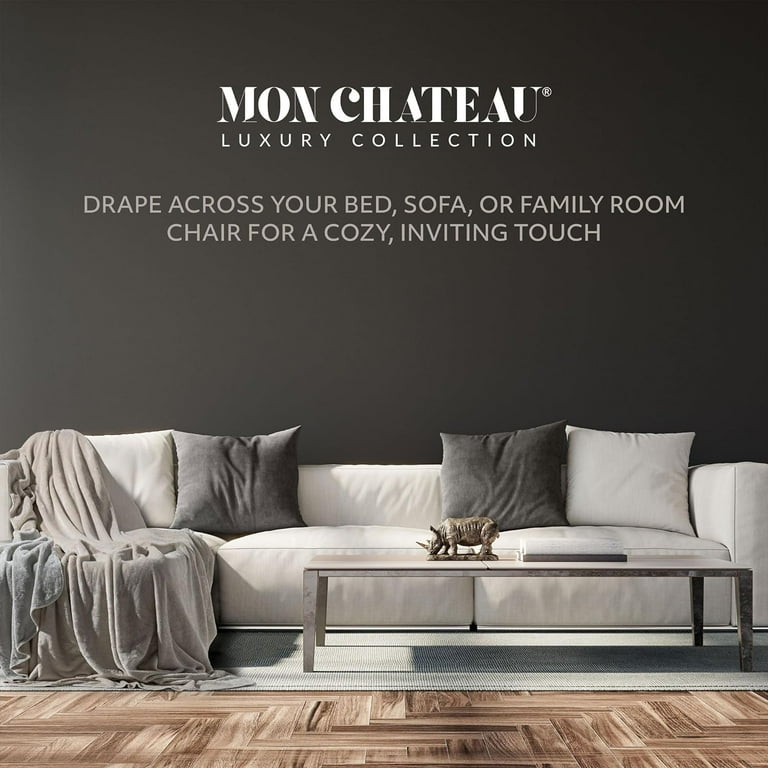 Mon chateau ultimate plush throw hotsell