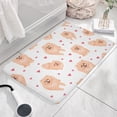 thumbnail image 3 of Pomeranian Dogs with Hearts Flannel Non Slip Door Rugs,Washable Door Mats Indoor,Decorative Door Mats,Dirt-Resistant and Absorbent Doormat for Entrance,Bedroom,Kitchen,Bathroom,23.5x16in(60x40cm), 3 of 5