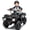 Black, variant on KEEPSUN 24V Kids ATV, Ride on Toys for Toddlers, 4 Wheeler Electric Quad with Music, Spring Suspension, LED Lights, 2 Storage Racks, Ride On Car Gift for Boys Girls Ages 2-4 - Black