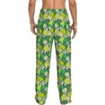 thumbnail image 3 of Picia Cartoon Koala Bear and Leaf Mens Soft Woven Cotton Elastic Waistband Sleep Pajama Pant Lounge Sleep Pant With Pockets And Drawstring-XX-Large, 3 of 9
