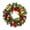 A, variant on HmNPlay Pre-Lit 16in Christmas Wreath for Front Door 40CM with LED Lights, Red Berry Pinecone Bow, Indoor Outdoor Holiday Wall Window Decoration