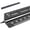 Black, variant on Engineer Scale Ruler, Imperial Measurements 12'', Laser-Etched Aluminum Architect Triangular Ruler Black for Architects, Students, Draftsman, and Engineers