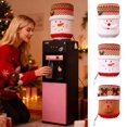 thumbnail image 4 of Cartoon Water Dispenser Bucket Cover Reusable High Stretchy Bucket Sleeve Dustproof Drinking Barrel Dust Cover for Home Office, 4 of 6