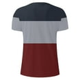 thumbnail image 4 of Big and Tall T Shirts for Men S-5X Plus Size Short Sleeve Tshirts Shirt Crewneck Casual Pullover Color-Block Basic Going Out Loungewear Tops, 4 of 5