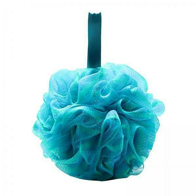 2 Esponjas de ño de Malla de ño, Accesorios de ño, Herramienta de Limpieza Corporal, Puf de Ducha Colgante Portátil, Esponja de Ducha, Exfoliant 3 piezas