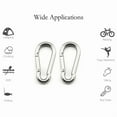 thumbnail image 4 of 2 Set M6 Ceiling Wall Mount Hanging Hardware Fitting U-Shaped Hooks for Yoga Hammock Swings Marine Yacht Accessories, 4 of 6