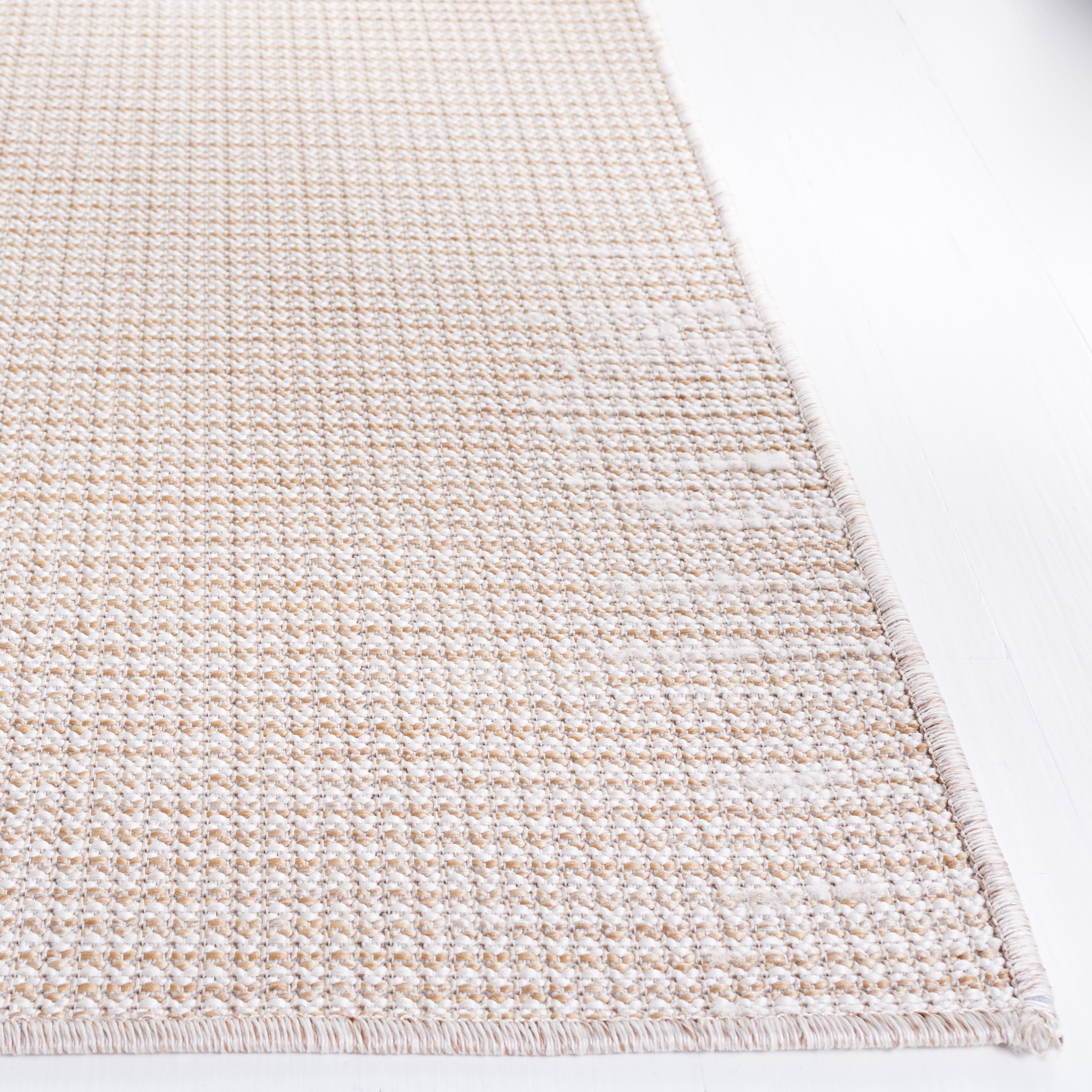 SAFAVIEH Martha Stewart Hampton Solid Indoor/Outdoor Area Rug, Beige, 6'5" x 6'5" Square
