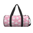 Fotbe Cute Cat Pattern Foldable Sports Gym Bag with Wet Dry Pocket