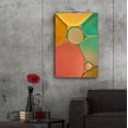 thumbnail image 6 of Epic Art 'Red Yellow and Green Drops' by Cora Niele, Acrylic Glass Wall Art, 24"x36", 6 of 8
