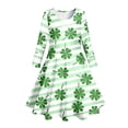 thumbnail image 4 of FhsagQ Robe pour Filles Bricolage Imprimée Robe de Princesse de Fête pour Enfants et Filles Robes de Pâques pour Filles 12-14 Ans Robes pour Filles Taille 7 Blanc 4-5 Ans, 4 of 5