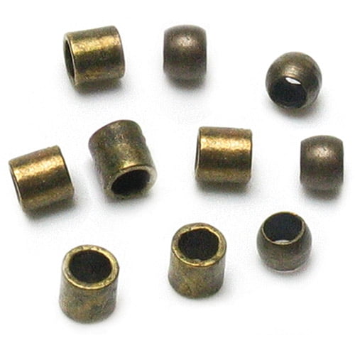 Cousin Jewelry Basics Metal Findings Crimp Tubes, 2mm, 500pk Walmart