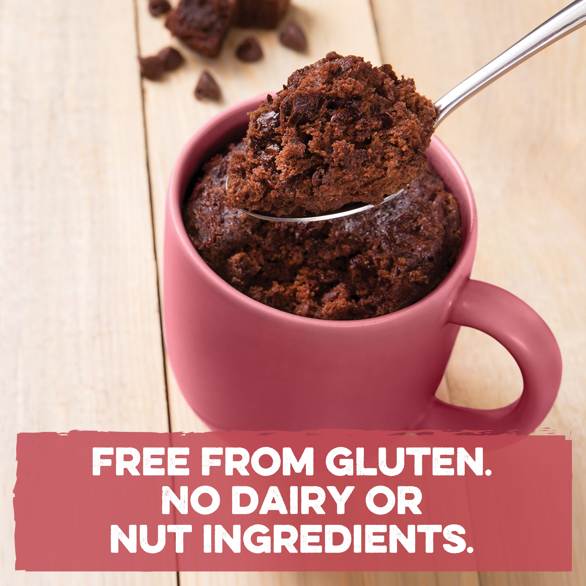 Udi's Gluten Free Brownie Mug Cake Mix, 8.4 oz, 4 Count