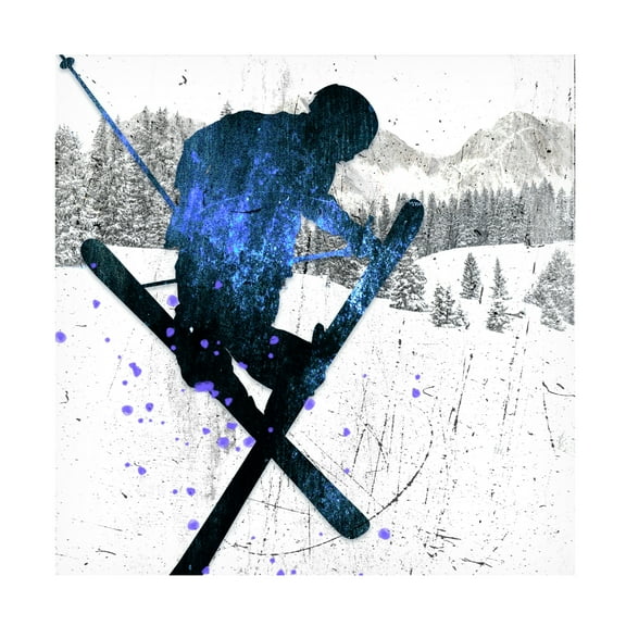 LightBoxJournal 'Extreme Skier 04' Canvas Art