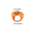 thumbnail image 3 of Halloween Plush Pet Pumpkin Hat Adjustable Costume Headwear Cute Holiday Cosplay Accessory for Cats Small Dogs One Size Fits Most, 3 of 5