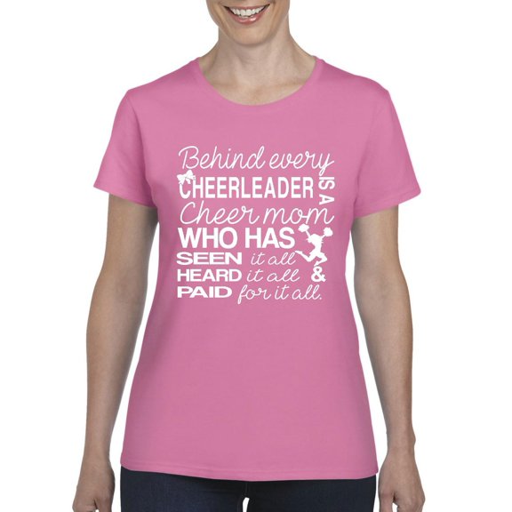 NIB - Women's T-Shirt Short Sleeve - Cheer Mom Cheerleader