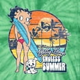 thumbnail image 4 of Wild Bobby Betty Boop Endless Summer Beach Pudgy the Dog Betty Boop Tie-Dye T-Shirt, Spider Kelly, Medium, 4 of 4