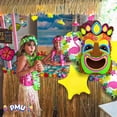 thumbnail image 4 of PMU Luau Crowned Tiki God Shape Balloon Bouquet Assortment Pkg/5, 4 of 8