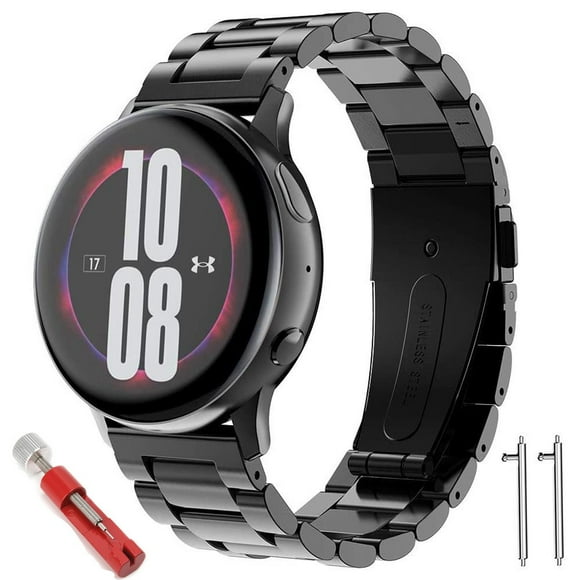 Stainless Steel 20mm/22mm Watchband for Samsung Galaxy Watch 5 Bands 44mm 40mm/5 Pro 45mm/4 44mm 40mm Classic 46mm 42mm/Gear S3 Active 2 Amazfit 20mm/22mm Huawei Watch gt2/2e/pro Strap