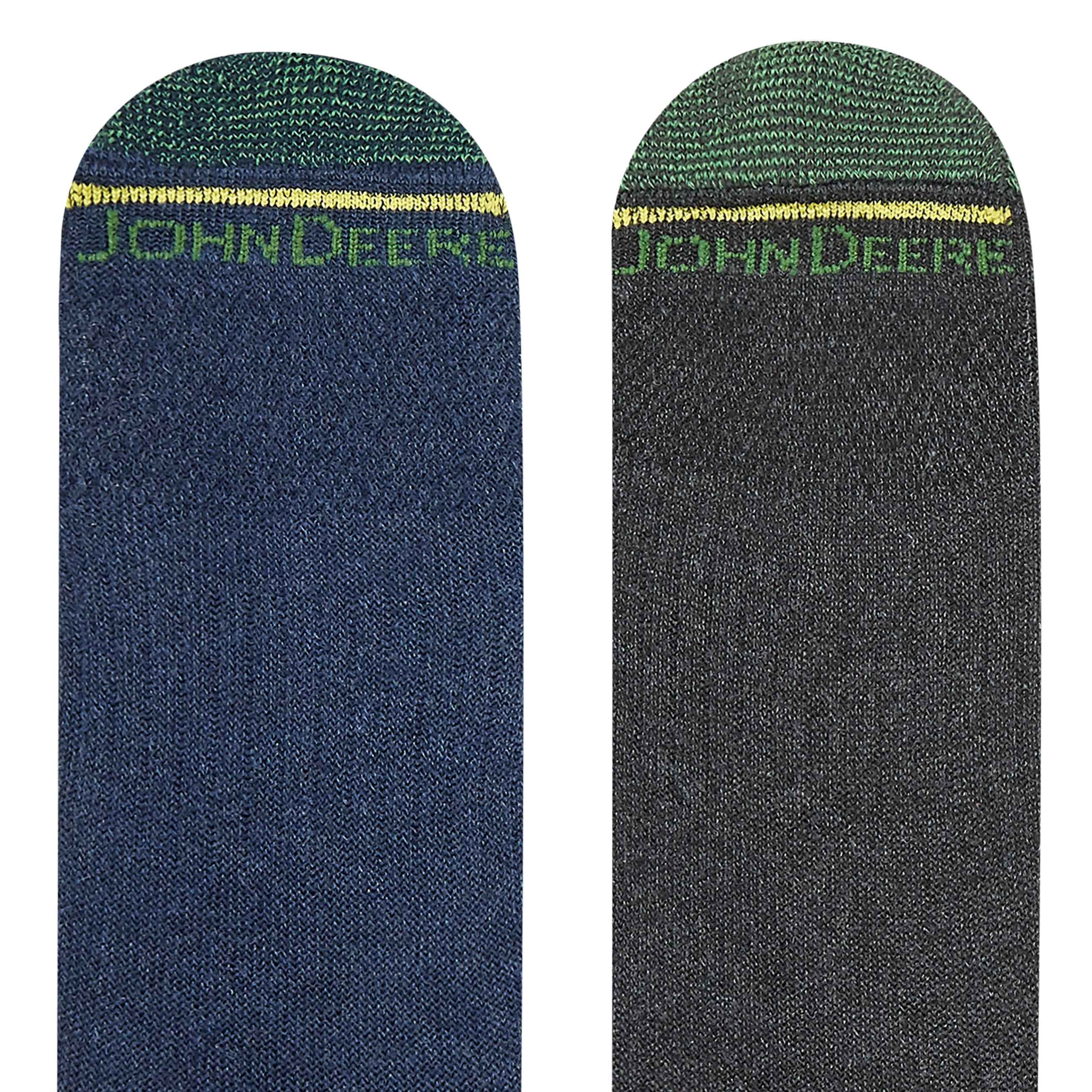 John Deere Men's Socks, Workwear Max Cushion Crew Socks, 6-Pack