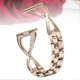 thumbnail image 3 of 1PC 20mm X Type Smartwatch Strap Rhinestone Inlaid Replacement Watch Band Compatible for Watch (Golden), 3 of 4