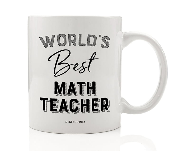 World's Best Maths Teacher Gift Present Personalised Teacher Coffee Tea Mug 