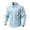 Tops-481Light Blue, variant on LEKWK Western Shirt for Men Vertical Striped Long Sleeve Button Down Top Cowboy Rodeo Ranch Style Slim Fit Distressed Look