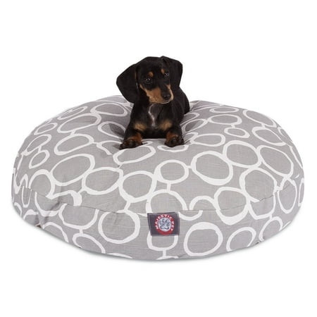 UPC: 0788995506652 | Majestic Pet | Fusion Round Pet Bed For Dogs  Removable Cover  Gray  Small