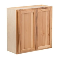 RTA Cabinets USA Hickory Clear Coat 2 Door Wall Cabinet | 36"Wx36"Hx12"D