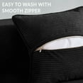 thumbnail image 3 of YINIX 78,6" Convertible Sofa Couch with 2 Pillows, Sleeper Sofa Bed for Living Room, Small Spaces, Black, 3 of 10