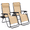 Khaki, variant on EDX Zero Gravity Chair Outdoor Lounge Chair,Suitable for Beach Terrace Pool Patio, Gray 2-Pack