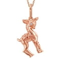 thumbnail image 1 of CJ Diamond 10k Gold Pink Deer - Pink, 1 of 1