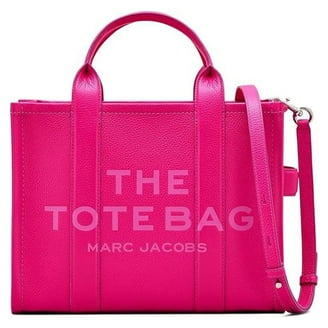 Marc Jacobs Women's The Leather Medium Tote Bag, Hot Pink
