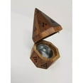 thumbnail image 5 of Wooden Temple Pyramid Charcoal Cone Sage Smudge Incense Burner 5", 5 of 5